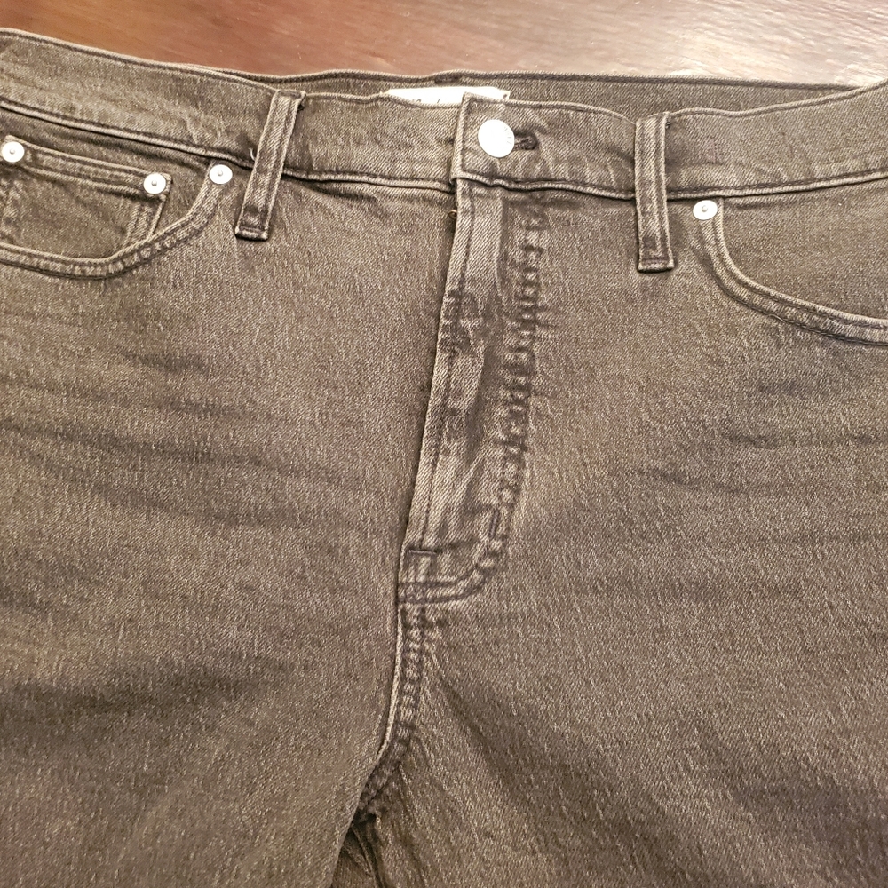 NWOT Madewell Perfect Vintage Jean, Black Wash, Size 31P